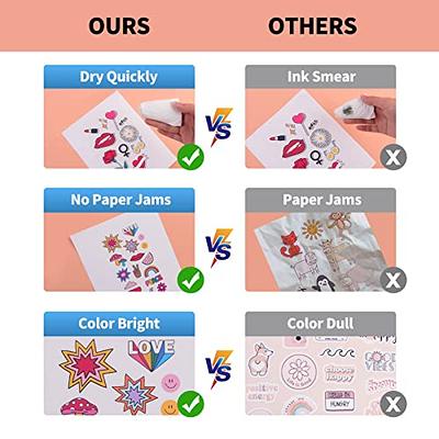 Printable Vinyl Sticker Paper Laser Glossy 50 sheets – AIVA Paper