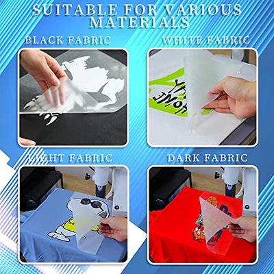 A-sub Iron-On Light T Shirt Transfer Paper 85x11 Inches Letter Size Compatible with Inkjet Printer 10 Sheets