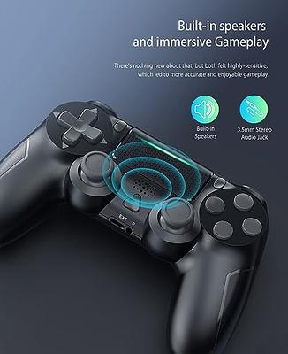 PS4 Controller, Wireless Pro Game Controller for PlayStation 4 Compatible  with PS4/PS4 Slim, Enhanced Dual Vibration/Analog Joystick/6-Axis Motion  Sensor 