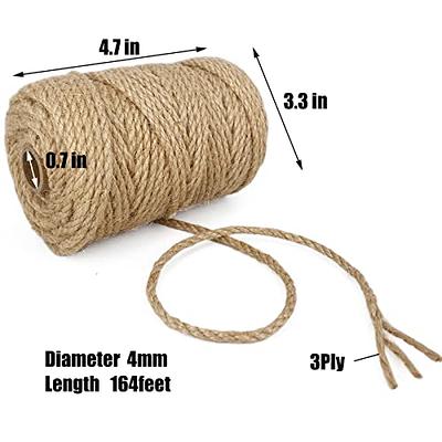 SGT KNOTS Twisted Sisal Rope for Cat Tree Replacement Parts - Sisal Twine  Natural Rope and Thick