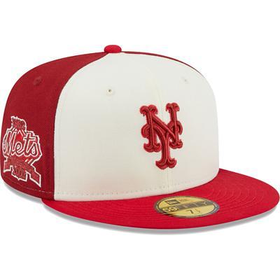 New York Mets New Era Flamingo 59FIFTY Fitted Hat - White/Orange