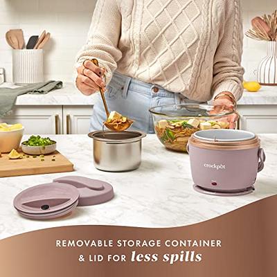 Crock-Pot GO Portable Food Warmer, Electric Lunch Box with Detachable Cord