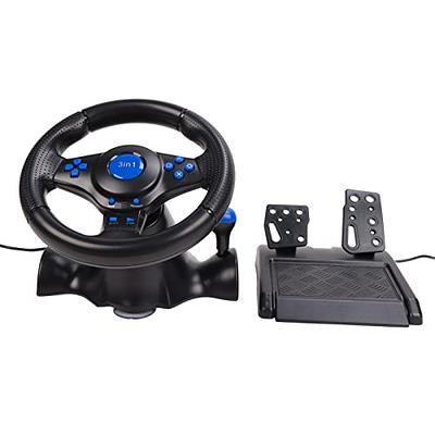 PXN Force Feedback Steering Wheel Gaming, V10 Racing Wheel 270/900 Degree  with Adjustable Linear Pedals and 6+1 Shifter Gaming Racing Steering Wheel  for PC, Xbox One, Xbox Series S/X, PS4 : Video Games 