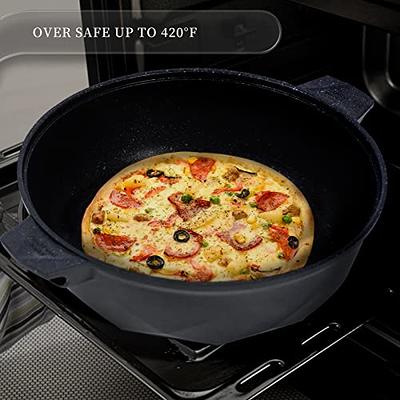 Skillet, 3-in-1 Multi-Grid Frying Pan, Comes with A Detachable Handle,  Multi-Function, Non-Stick, Strong, Save Time, Easy to Clean Suitable for