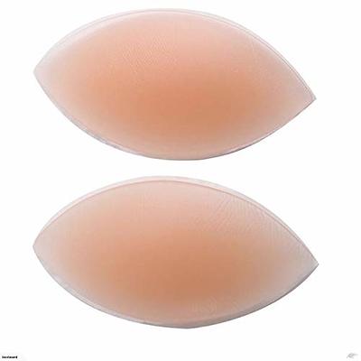 Pair of Silicone Breast Forms Triangle Concave Mastectomy Prosthesis Bra  Enhancer Inserts CC Cup 900g/pair