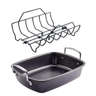 Circulon Ultra-Lasting Nonstick Roasting Pan with Easy Serve Rack