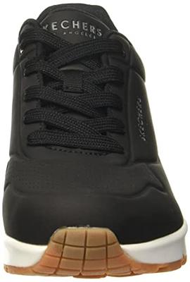 Skechers womens Skecher Street Women's Uno - Stand on Air Sneaker, Black/White,  8 Wide US - Yahoo Shopping