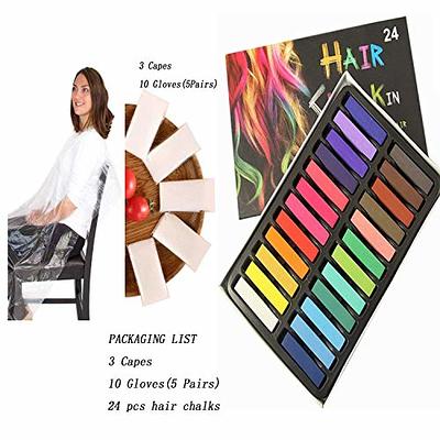  Hair Coloring Kits for Adults Coloring DIY Hair Kit Chalk Color  Instant Non 24 Salon Pastel Temporary Hair Care (colorful, One Size) :  Beauty & Personal Care