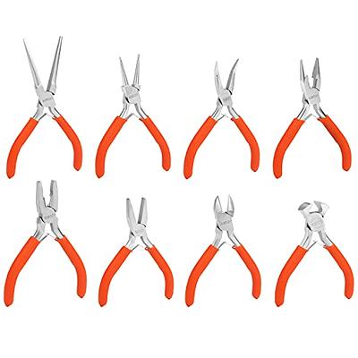 Mini Bent Nose Pliers Multifunction Precision Pliers Stripper Hand Wire  Jewellery Making Tool Beading Flat Wire Pliers DIY Craft