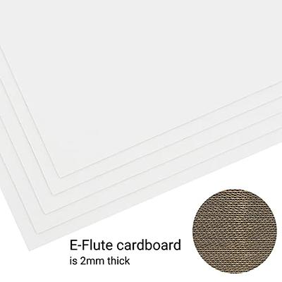 Corrugated Cardboard Filler Insert Sheet Pads 1/8 Thick - 8 x 10 Inches  for packing, mailing, and crafts - 25 Pack