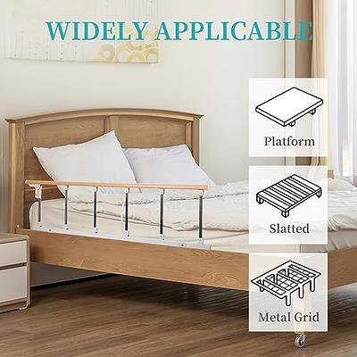 Bed Folding Safety Rail for Elderly Adults, Bed Guards for Seniors