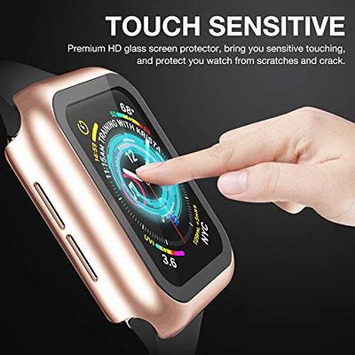  10 Pack Case for Apple Watch Series SE/6/5/4 40mm with Tempered Glass  Screen Protector, Colaxuyi Hard PC Case Ultra-Thin Anti-Scratch Cover  Protective Bumper for iwatch SE/6/5/4 40mm Accessories : Cell Phones