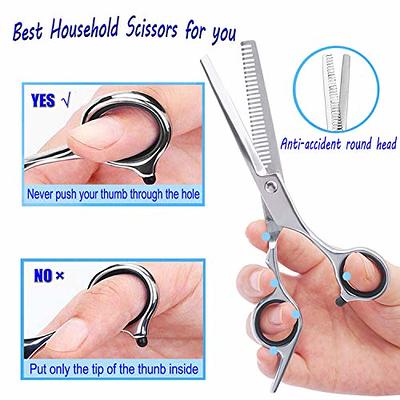 Hair Thinning Scissors ULG Professional Barber's Texturizing Teeth Shears  for Hairdressing, Salon and Home Use Thinning Shears for Hair Cutting, Made