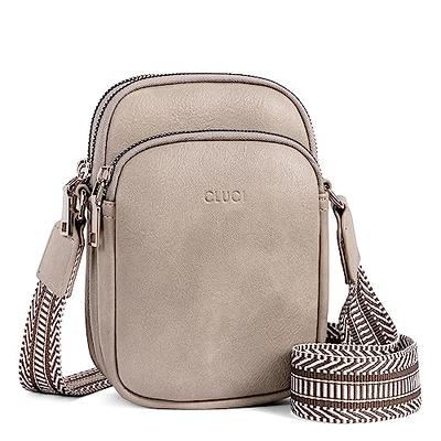 CLUCI Crossbody Bags for Women Trendy Small Leather Cell Phone