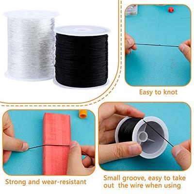Elastic String for Jewelry Making Clear Elastic Nylon Cord Crystal