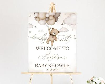 Teddy Bear Baby Shower Welcome Sign