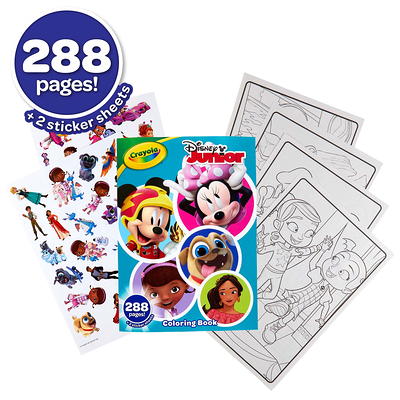 Crayola Disney Coloring Book with Stickers, Disney Junior, Gift for Kids,  288 Pages, Ages 3, 4, 5, 6 - Yahoo Shopping