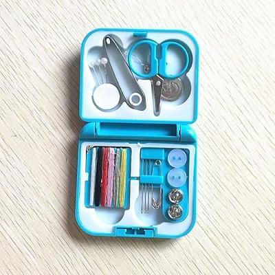 Buttons Pins Storage Boxes Sewing Box Home Tool Portable Travel Sewing Kit  Scissor Thimble Needle Threads Box Set Practical Design - Yahoo Shopping