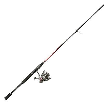 Quantum Blue Runner Spinning Reel and Fishing Rod Combo, 8-Foot 2-Piece  Fiberglass Fishing Pole, Extended EVA Handle, Medium-Heavy Power, Size 60  Reel, Changeable Right- or Left-Hand Retrieve, Blue: Buy Online at Best