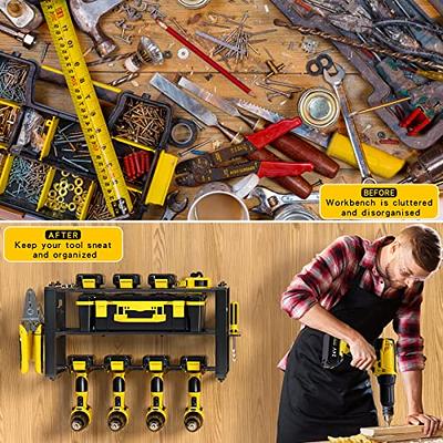 2pcs Wooden Tool Storage Rack Pliers Organizer Screwdriver Wrench Hammer  Holder