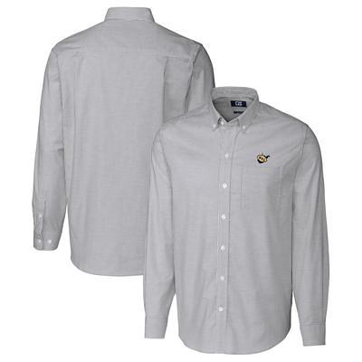 Baltimore Orioles Cutter & Buck Long Sleeve Stretch Oxford Button-Down Shirt - Charcoal