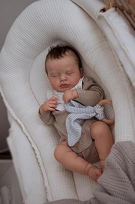 RXDOLL Sleeping Reborn Baby Dolls Silicone Vinyl Full Body Boy 19