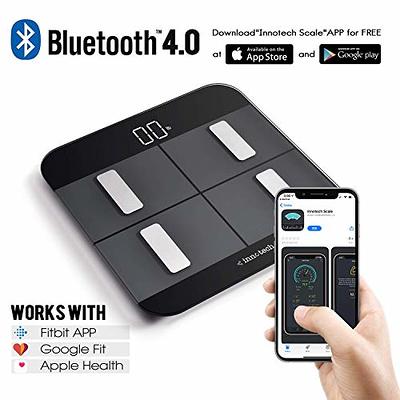 Innotech Smart Bluetooth Body Fat Scale Digital Bathroom Weight Weighing  Scales Body Composition BMI Analyzer & Health Monitor with Free APP