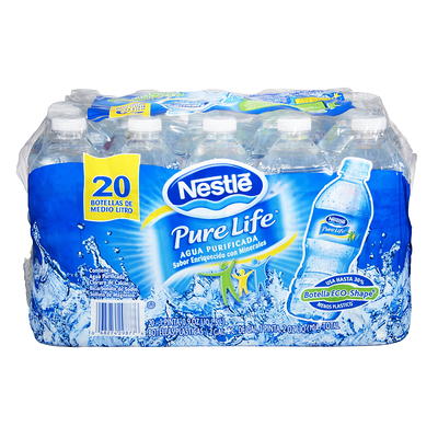 Pure Life Purified Water - 24 pack, 20 fl oz bottles