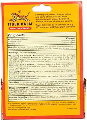 4 Pack - Tiger Balm Muscle Rub 2oz Each 