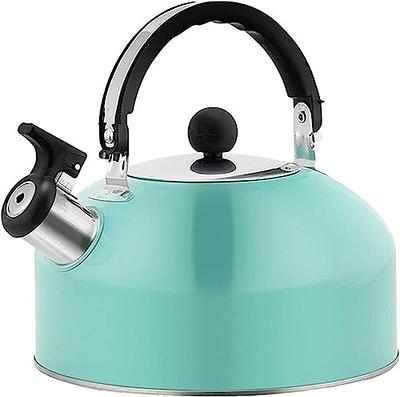 WOONEKY Whistle Kettle Stainless Steel Kettle Camping Tea Kettle