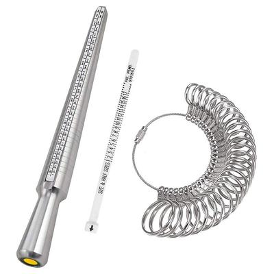 Meowoo Ring Sizer Measuring Tool, Plastic Ring Measurement Tool