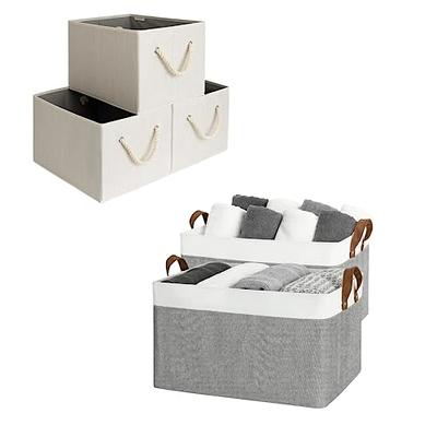 StorageWorks storageworks decorative storage boxes, storage basket