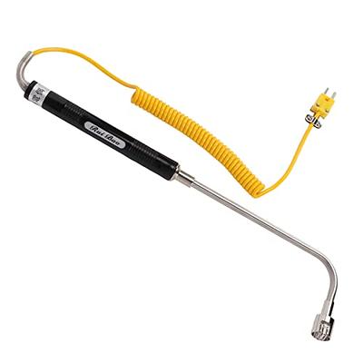 k-Type Thermocouple Thermometer with Angled High Temperature Surface Probe