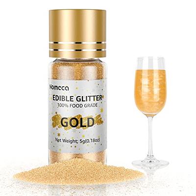 BULK-10G Edible glitter for drinks, Edible gold dust for cake decorating, gold  luster dust edible