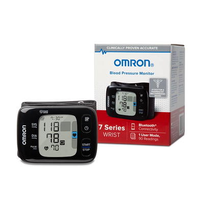 OMRON 7 Series Blood Pressure Monitor (BP6350), Portable Wireless Wrist  Monitor, Digital Bluetooth Blood Pressure Machine, Stores Up To 90 Readings  - Yahoo Shopping