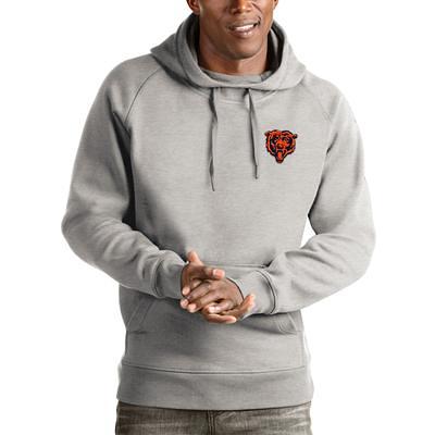 Men's Antigua Heathered Gray Dallas Cowboys Victory Pullover Hoodie