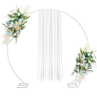 Wocadle Metal Arch Backdrop Stand Set of 2 Gold Curved Top Wedding Arch  Frames,6Ft & 8Ft Balloon Arched Backdrop Stand for Ceremony Birthday  Anniversary Bridal Baby Shower Floral Stand Decoration - Yahoo