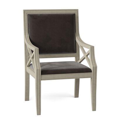 Gramercy Upholstered King Louis Back Arm Chair Fairfield Chair Body Fabric:  9953 Mink, Frame Color: Walnut - Yahoo Shopping