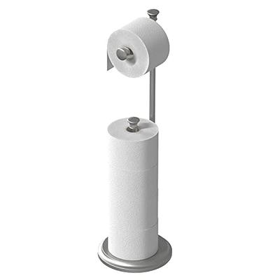 Toilet Paper Holder with Shelf Bathroom Toilet Paper Holder with Storage -  Yahoo Shopping