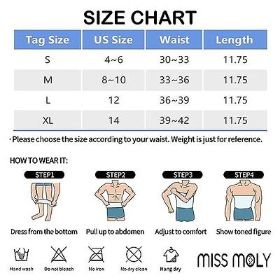 Fashion Miss Moly Women Waist Trainer Strap Corset Top With Zipper