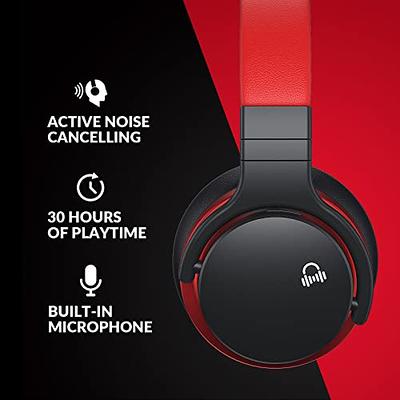 MOVSSOU E7 Active Noise Cancelling Headphones Bluetooth Headphones