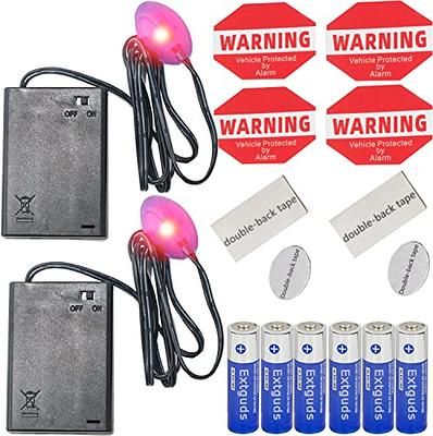 Solar Power Car Security Alarm LED Light Anti-Theft Warning Flash Blinking  Fake Car Led Light Flash Blinking Lamp Red Blue