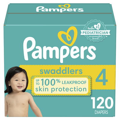 Pampers Swaddlers Diapers Size 4, 120 Count (Select for More Options) -  Yahoo Shopping