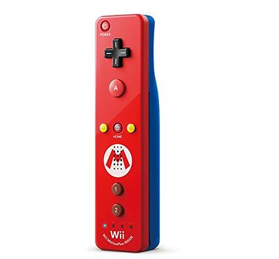 Nintendo Wireless Motion Sensor Wii Remote MotionPlus Mario Edition - for Nintendo and U, Red (Renewed) Yahoo Shopping