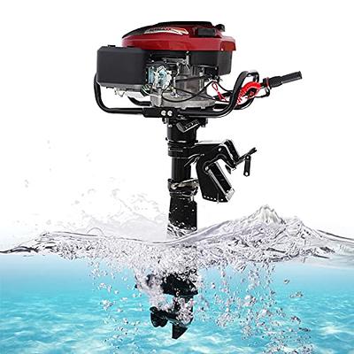 YUNLAIGOTOP 7HP 4 Stroke Outboard Motor, 196CC Gas Powered Boat Engine with  TCI Ignition System & Air Cooling, Outboard Boat Motor for Fishing Boats,  Dinghies,Inflatable Boats - Yahoo Shopping