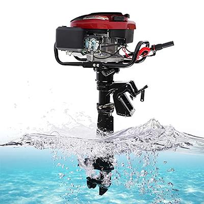 Outboard Motor 8 HP 4 Stroke Fishing Boat Engine Air-Cooled TCI 196cc  Gasoline