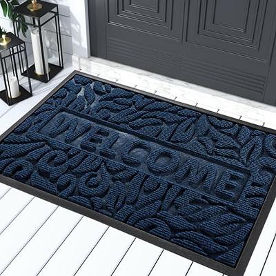 Yimobra Black Front Entrance Door Mat Outdoor Indoor, 36x24 Inch, Heavy  Duty Doormat Entryway Floor Mat, Non Slip Durable Rubber Backing, Easy  Clean Shoe Scraper, Waterproof, Patio, Lawn - Yahoo Shopping