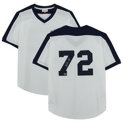 Yoan Moncada Chicago White Sox Autographed White Nike Replica Throwback  Jersey