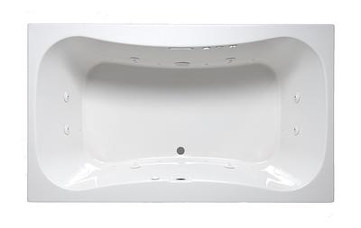 Bath Bliss 5 L Contour Step Pedal Waste Bin in White 10077-WHITE