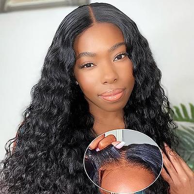 Water Wave Transparent Lace Wig 100% Real Human Hair Lace Front